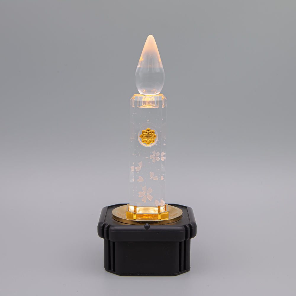 ダイヤローソク　電池式　黒　14型 ダイヤローソク 14型 14cm 黒 電池式 創価学会仏具 | 【公式】創価学会